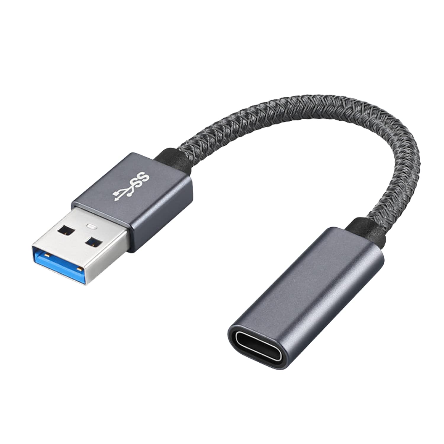 Amazon.co.jp: USB 3.1オス Type C メス 変換ケーブル KEZAIZHE (15cm
